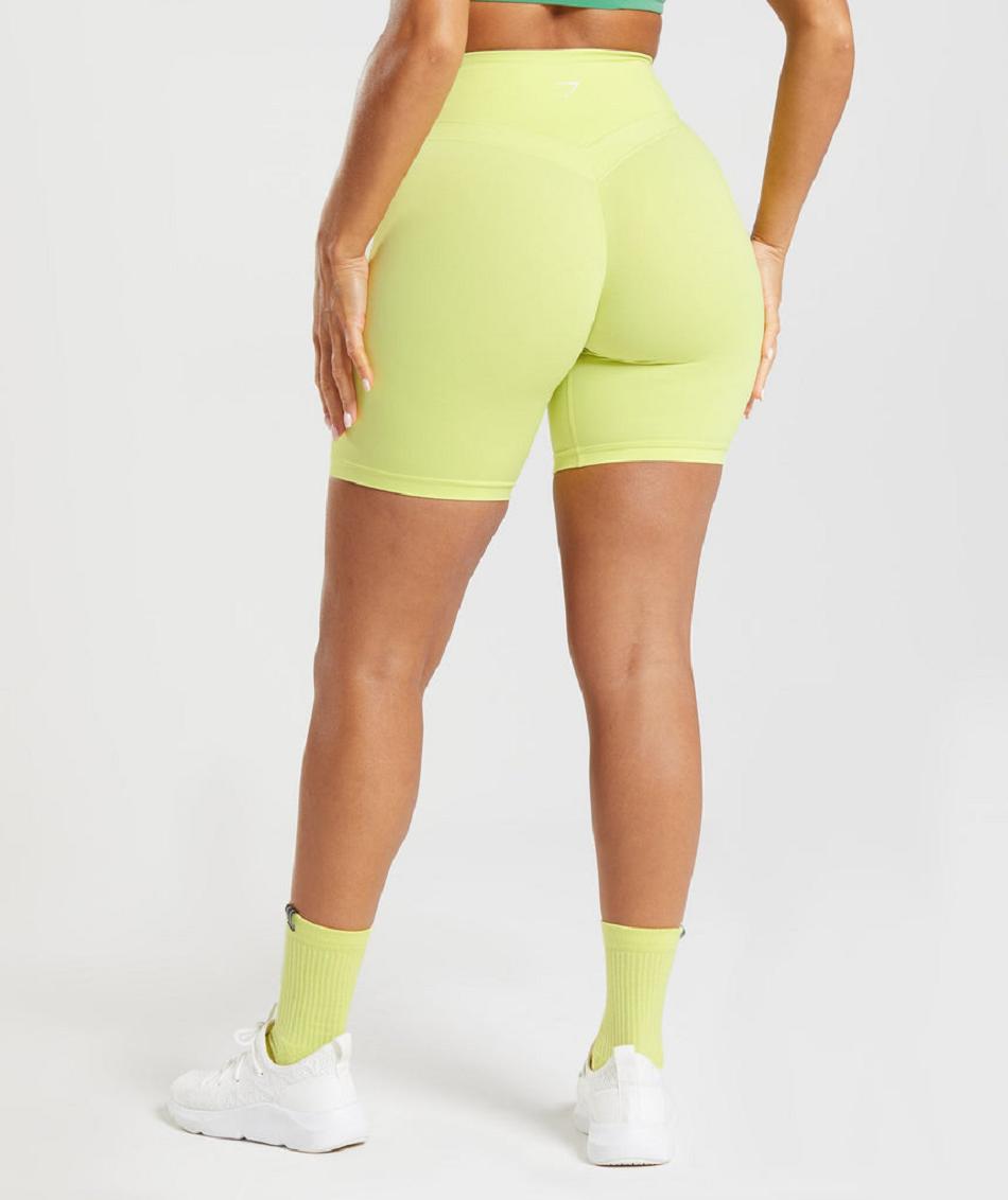 Szorty Damskie Gymshark Whitney Cycling Zielone | PL 2406EBC